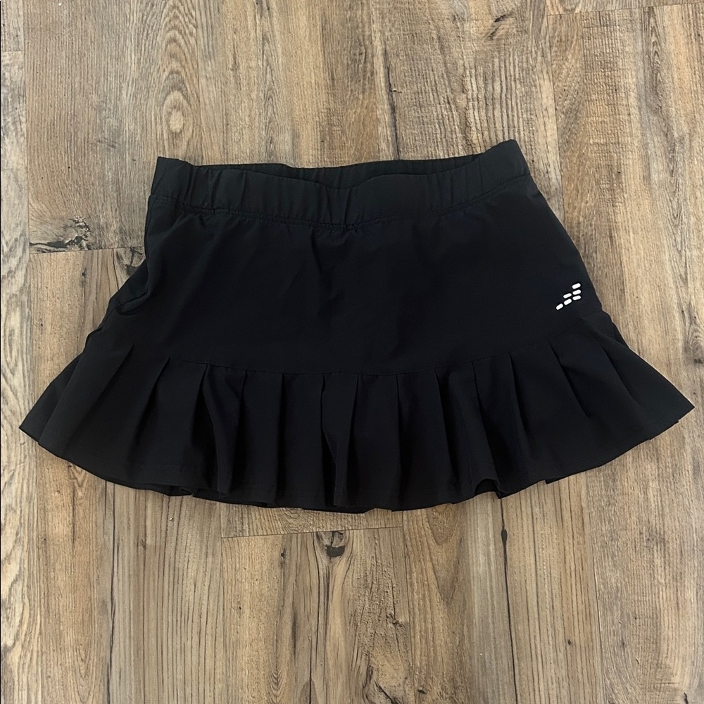 BCG Black Ruffled Skort